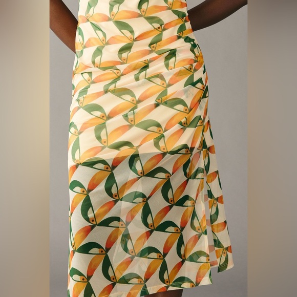Farm Rio Printed Mesh Midi Dress - Picture 6 of 10